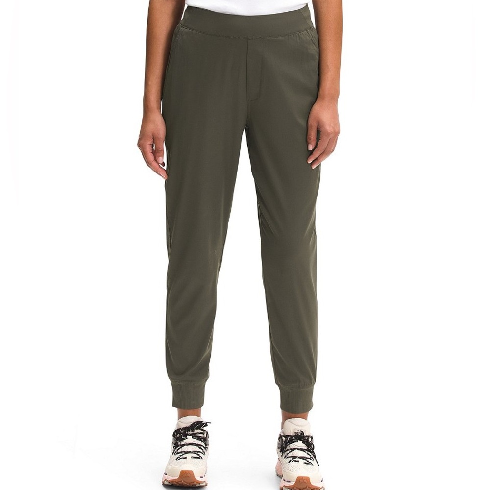 The North Face Aphrodite Internal Drawstring Joggers Green Size Small Stretch
